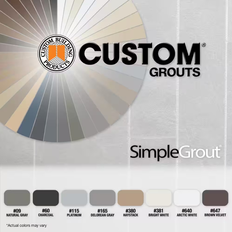 Custom Building Products SimpleGrout #380 Haystack Ready To Use - 1 qt. gallery