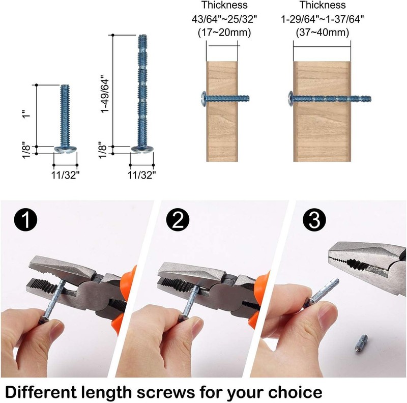 10PCS Cabinet Pulls 3In Hole Centers Kitchen Drawer Handle Dark Champagne Bronze gallery