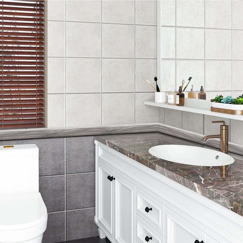 4FT Gray Scratch-Resistant Self-Adhesive Floor Transition Strip - Easy Install gallery