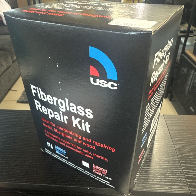 Fiberglass Repair Kit, Quart Repair Kit (Mat) 58005 USC 58005 37307580058 Sealed