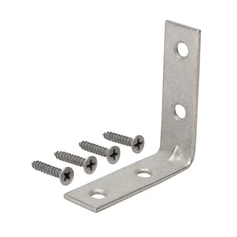 (12-Pack) 2 In. Galvanized Corner Brace
