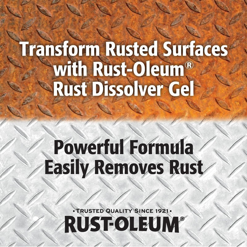 Rust-Oleum Rust Dissolver Gel Spray-300112 Powerful Formula Inhibit Rust 32Oz gallery