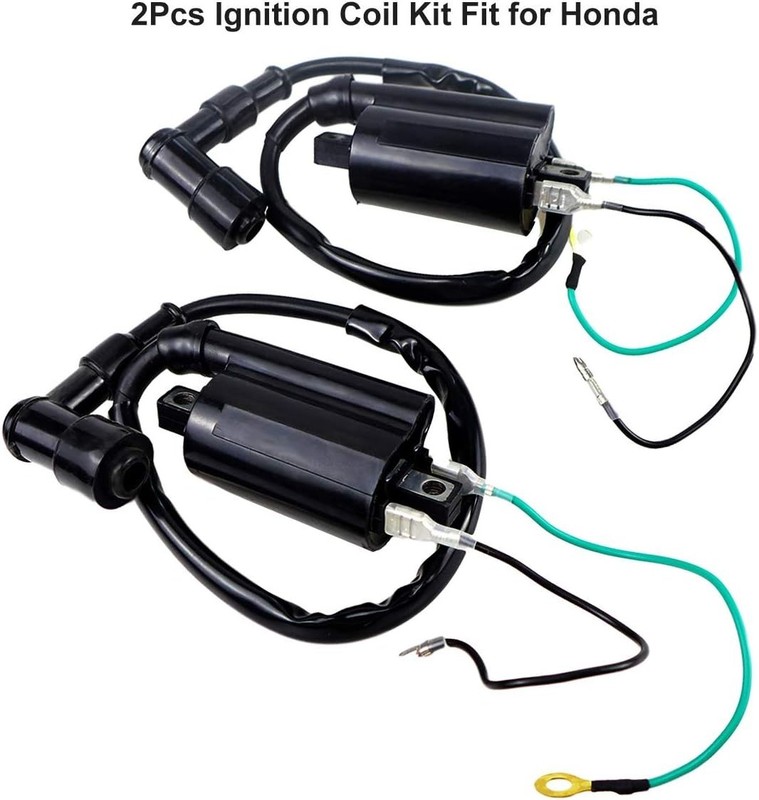Ignition Coil & Cap 2Pcs Compatible with HONDA CB350 CL350 CB450 CL450 SL350 gallery