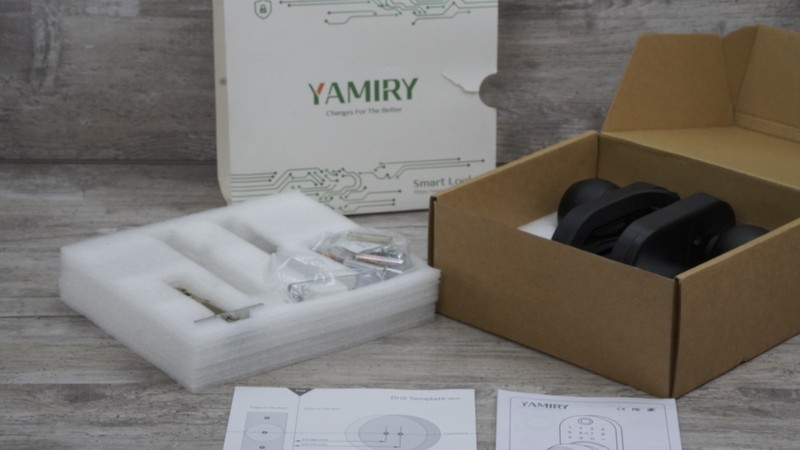 YAMIRY YR05 Combination Keypad Smart Lock, Digital Lock, Entry Door, Black
