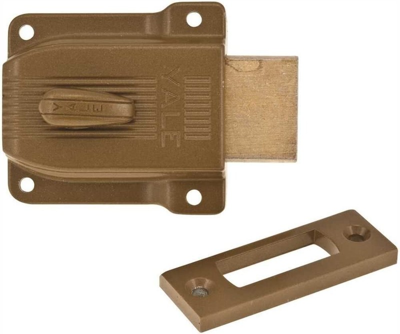 Yale 112 Rim lock, Heavy Duty Deadbolt w/Thumbturn