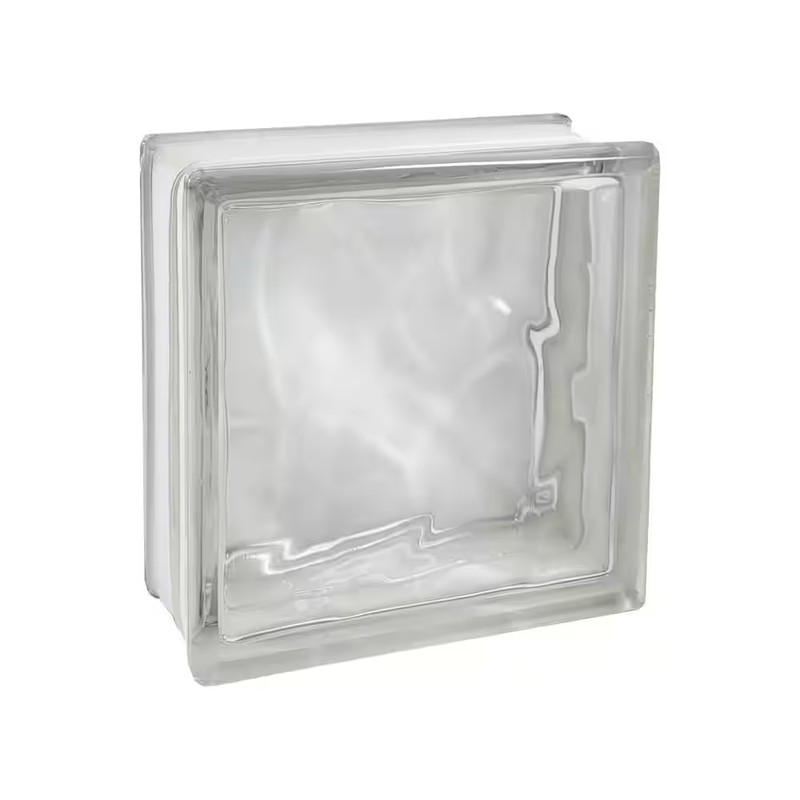 3 In. Thick Series 8 In. X 8 In. X 3 In. (10-Pack) Wave Pattern Glass Block (Act
