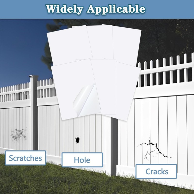 Durable Vinyl Patch Kit - 6 Weather-Resistant Self-Adhesive Patches for Repairs gallery