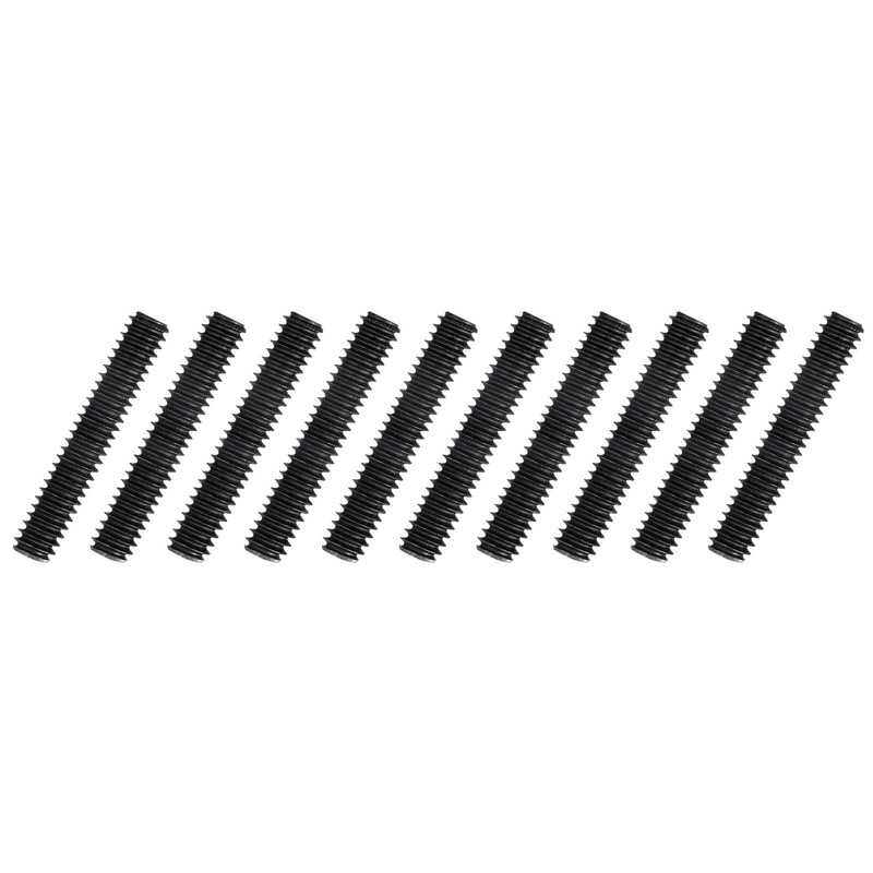 10Pcs Fully All Threaded Rod 1/4″ Thread 20 Pitch 1-1/2″ l Carbon Steel Screw