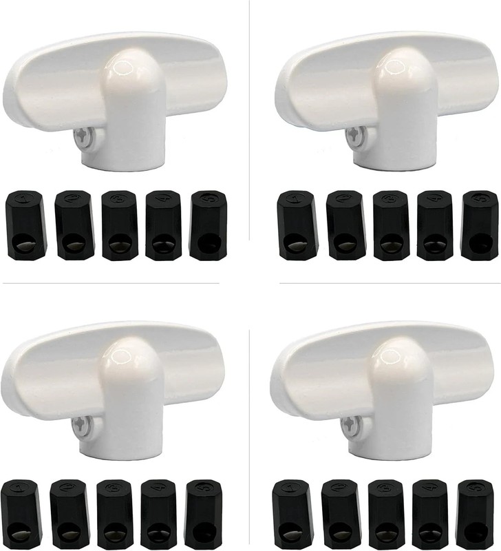 Universal Window Operator Tee Handle,Casement Window Crank Handles, H 1-1/8″