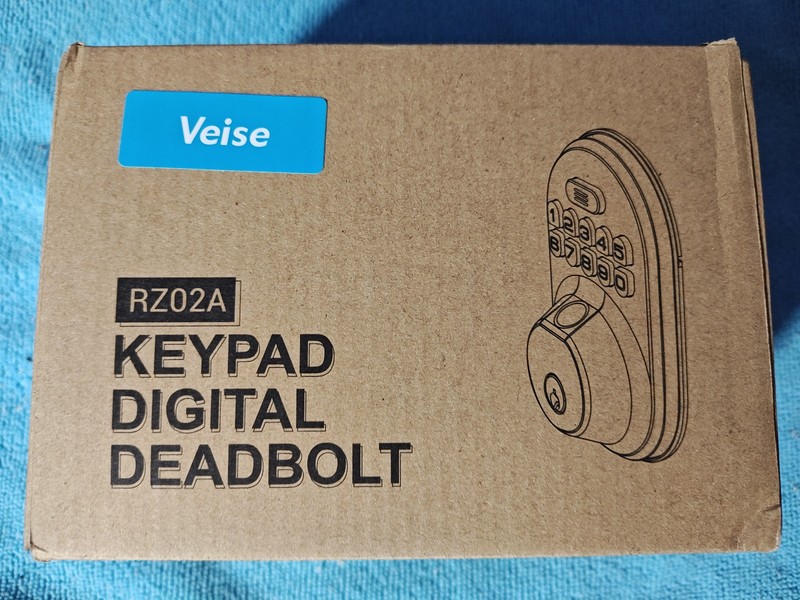 Veise RZ02A Keypad Digital Deadbolt Satin Nickel