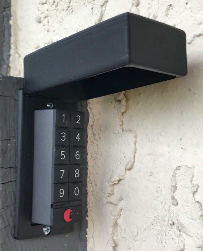 August Smart Keypad WEATHER-RESISTANT HOUSING / PROTECTIVE COVER (Black)