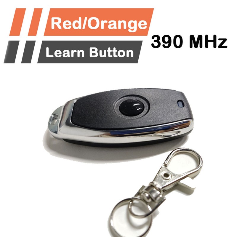 4Pcs Chamberlain Key Chain Remote Garage Door Opener Red / Orange Learn Button gallery