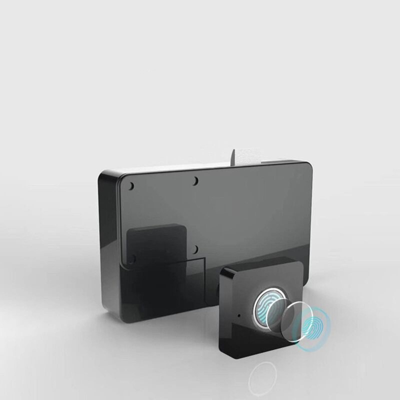 Easy Operate Fingerprint Smart Lock Keyless USB Rechargeable Cabinet Drawer Door gallery