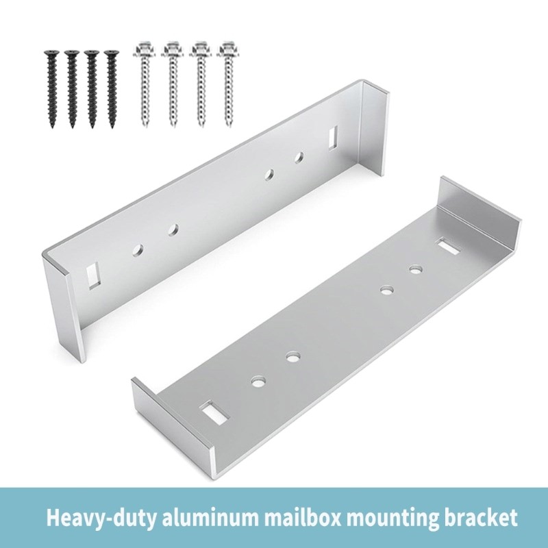 Mailbox Fixing Brackets Rack Holder Stands Ensuring Stability for Commercial Use gallery