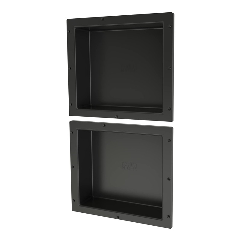 Tile Redi Usa Rnd1614S-14 Niche Double Recessed Shower Shelf Two Shelves 28 H X
