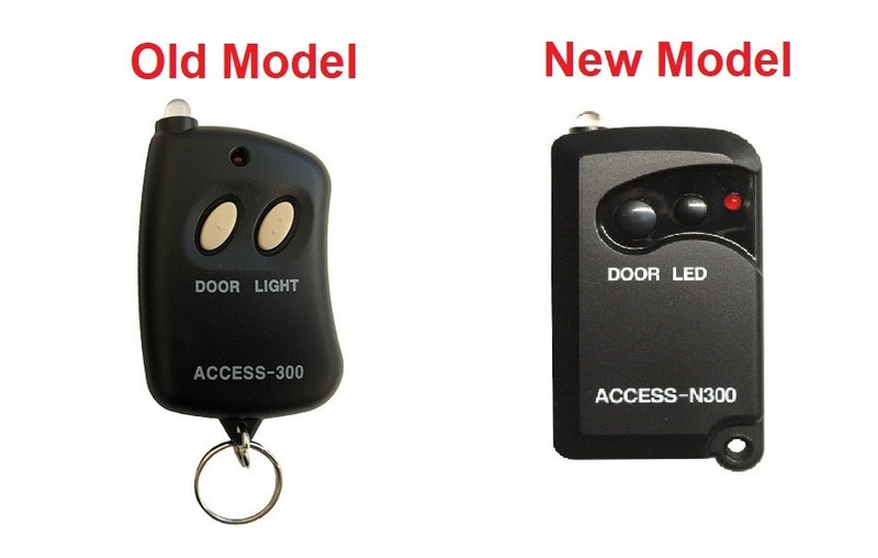10 Digit Code Mini Remote Control Garage Door/Gate Transmitter Mini Flashlight