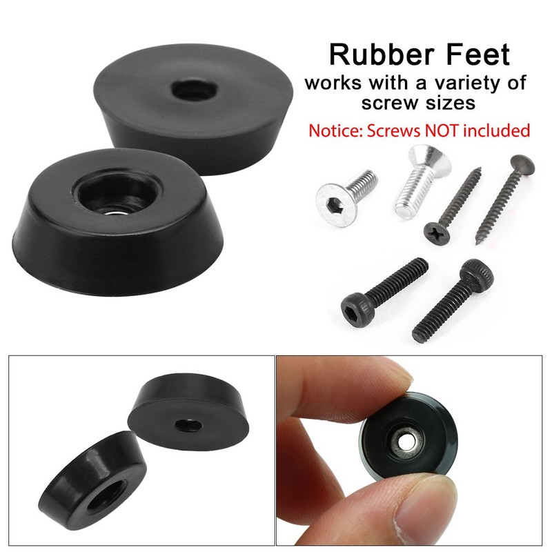 40pcs Rubber Feet Bumper Buffer Cutting Boards Legs Protector with Metal Washer gallery