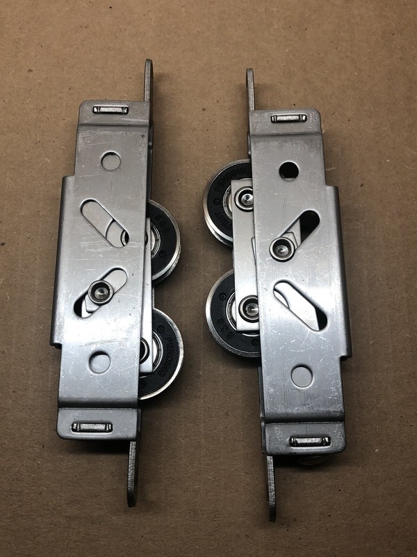 Sliding Patio Door Rollers Replacement Part Hardware Stainless Steel 1-1/4” 2 PK gallery