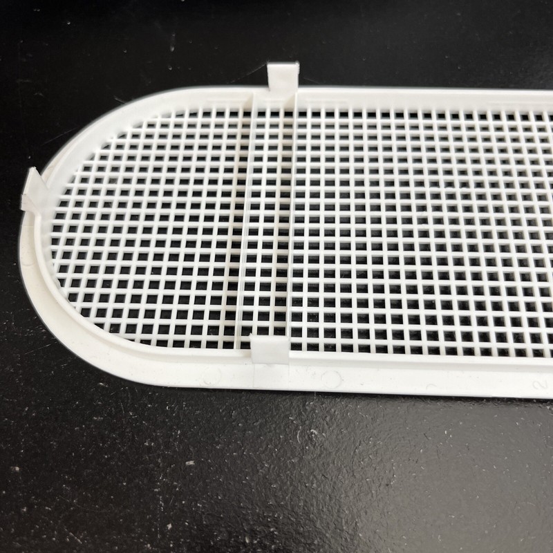 Master Flow EAP412W Oval White UV Resistant Resin Soffit Vent 12 L x 4 W in. gallery