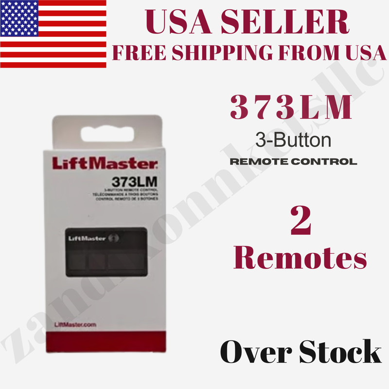 2-Pack LiftMaster 373LM Remote Control 315MHz Security+ Door Opener
