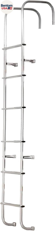 502L Universal Straight Rv/Motorhome Aluminum Exterior Ladder – Compatible with
