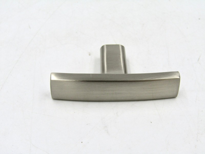 (5 Pack) Cabinet Hardware Brushed Chrome Arch T Knob Pull Handle - NWOT gallery