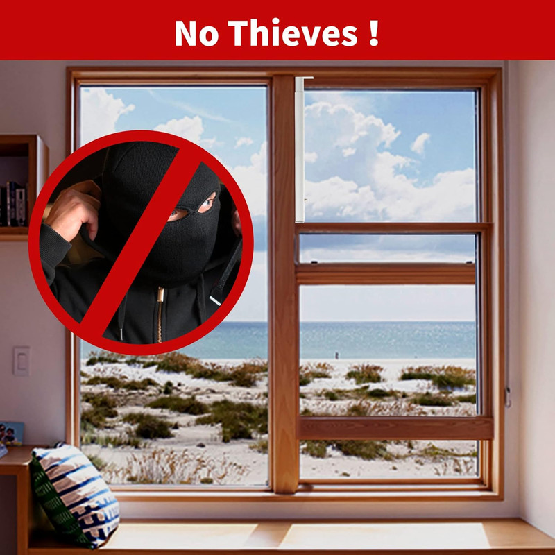 Adjustable Window Security Bars (Steel), Window Locks Bars inside for Prevent Bu gallery