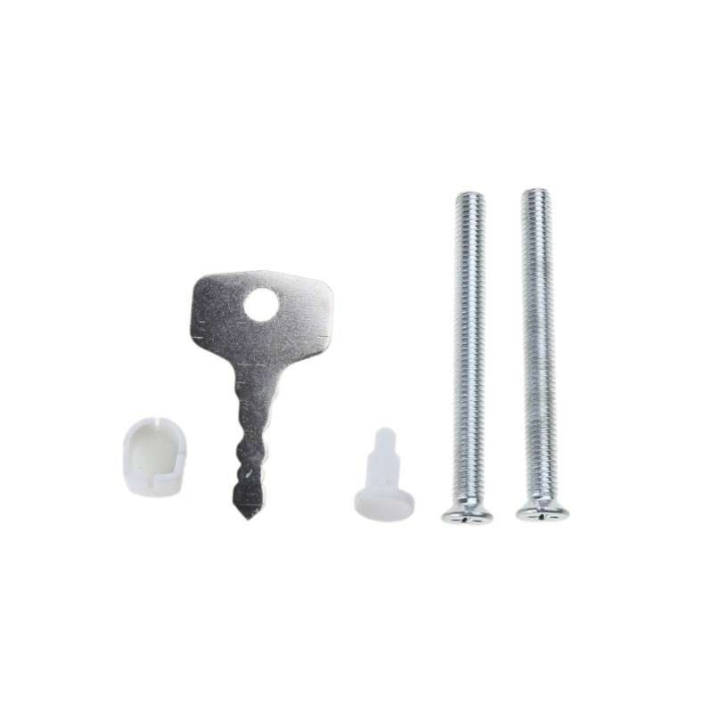 UPVC White Universal Espag Window Handle for Key Locking For Double Glazing gallery