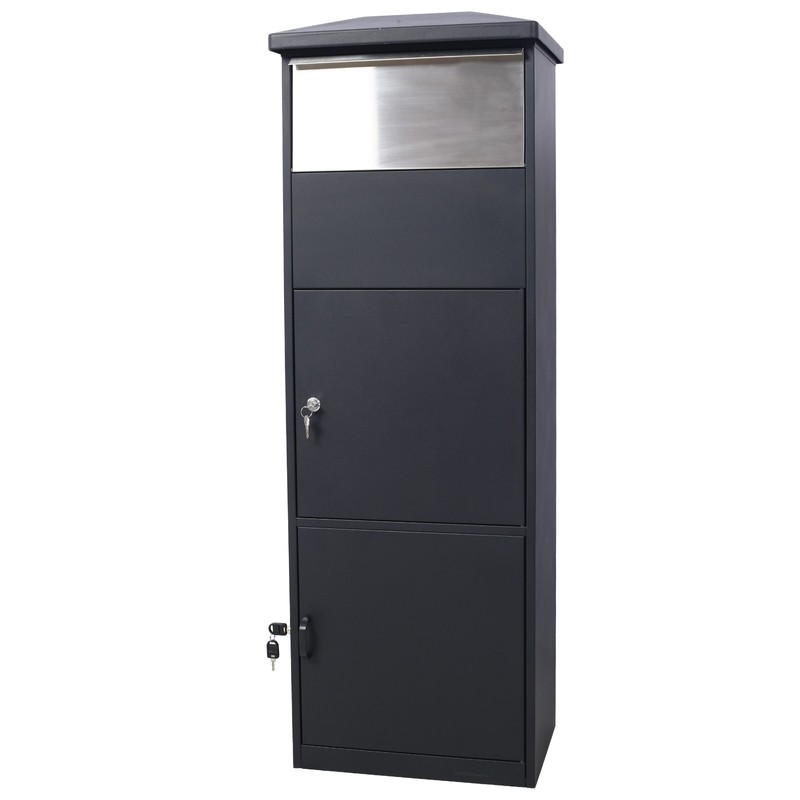 Large Package Delivery Parcel Mail Drop Box Home Porch Lockable Delivery Mailbox