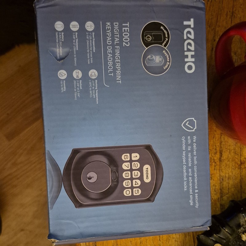 Digital fingerprint keypad dead volt
