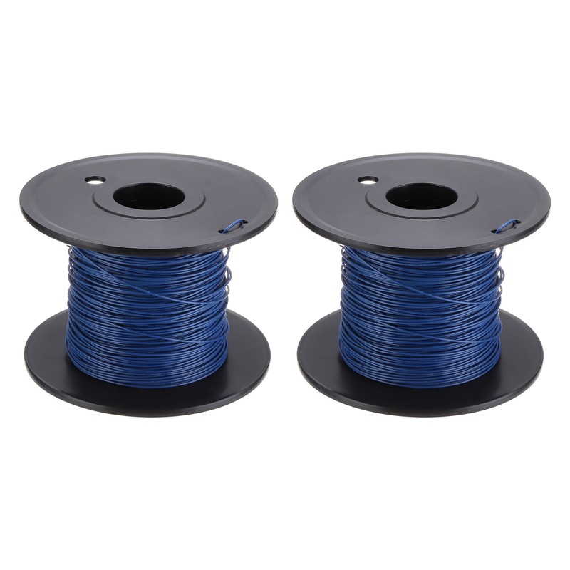 30AWG Gauge Stranded Hook-Up Wire PVC Tinned Copper Wire Spool 50m/164ft Blue