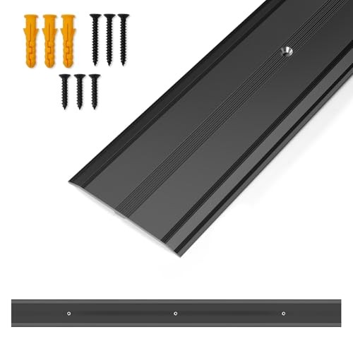 36″L x 2.4″W Aluminum Floor Transition Strip Metal Door 36″L*2.4″W*0.1″H 1