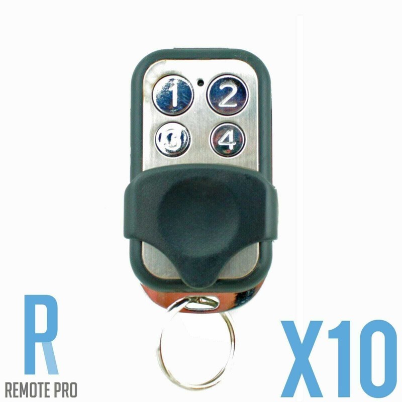 10 x Activor Remote Control 4 Button for HillS/DAS-Reliance & NX Alarm Panels