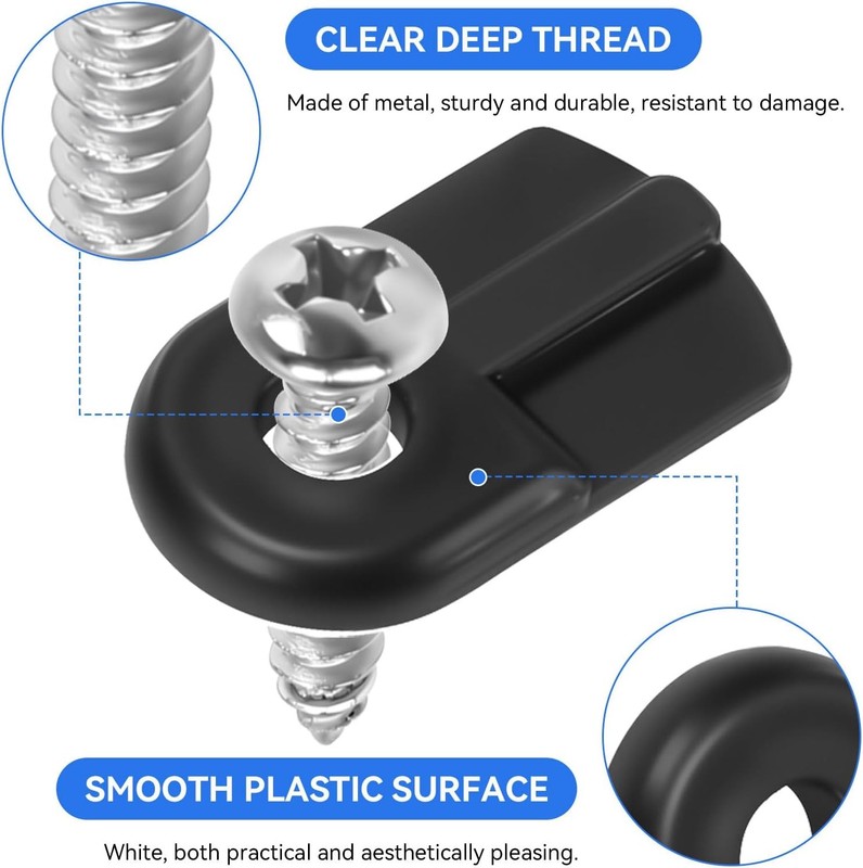 20 Pack Window Screen Clips, PL 7906 Flush Screen Retainer Clips, Screen Door Wi gallery