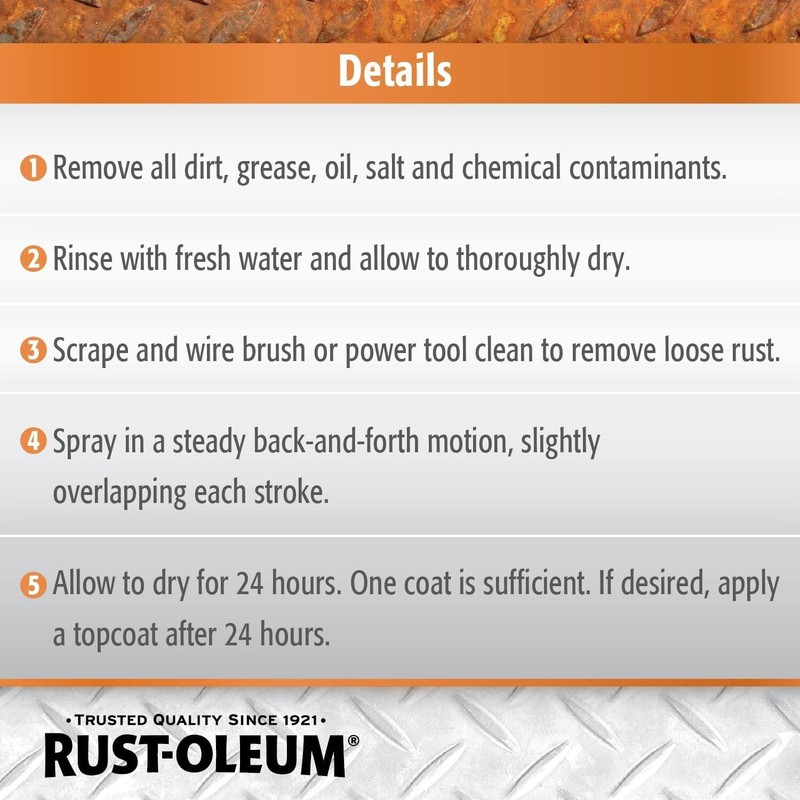 Rust-Oleum 215215 Stops Rust Rust Reformer Spray, 10.25oz, Black,‎Rust Resistant gallery