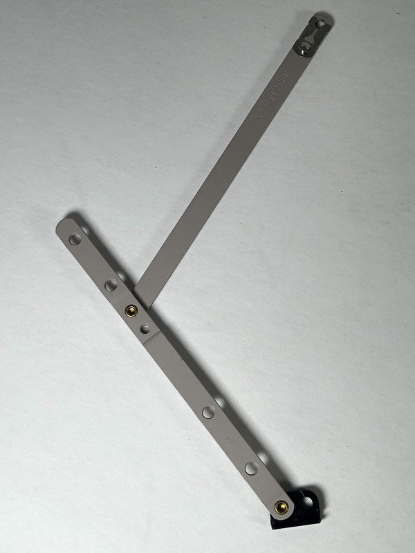 NEW ROTO HARDWARE 14″ WINDOW HINGE ARM ASSY HG06 Right Hand Powder Coated Beige
