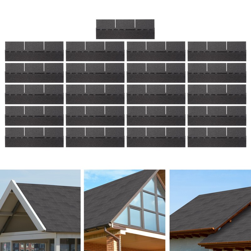21pcs Asphalt Roofing Shingles – Durable, Modern Design for Easy Installation