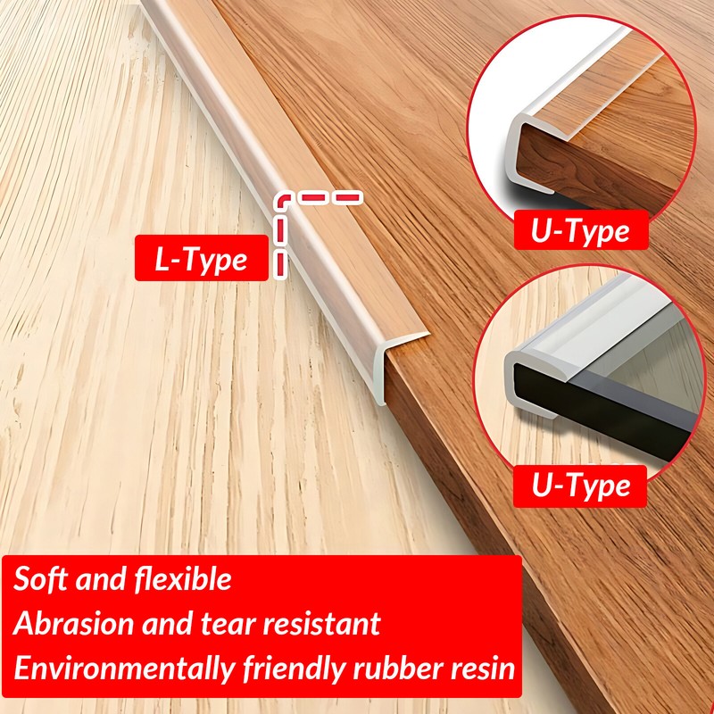 Silicone Rubber U/L Shape Sealing Strip U Channel Edging Trim Slot Width 1~20mm gallery