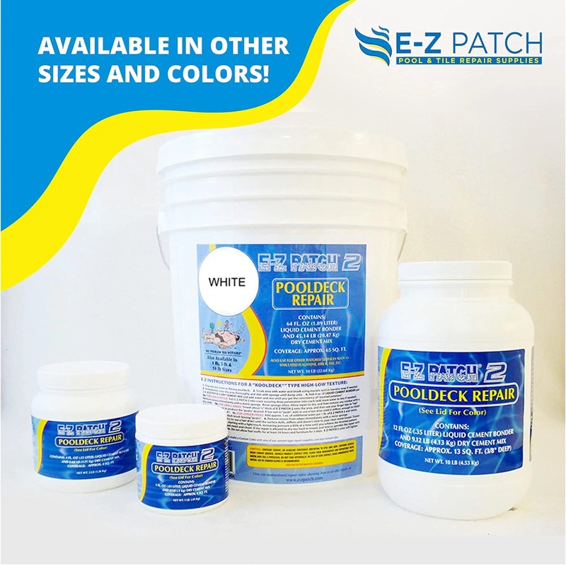 E-Z Patch 2 Sand Buff Pool Deck Repair Kit - 3 Pounds gallery