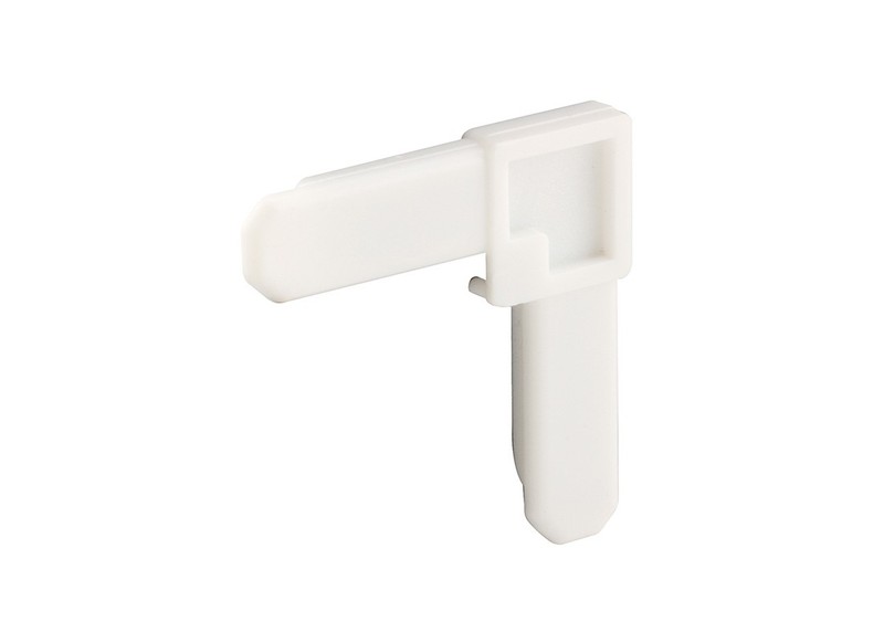 FHC PL7723 3/4" x 3/8" Screen Frame Corners - Plastic - White - pack of 4