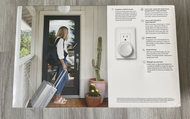 Level Lock+ Connect Wi-Fi Smart Lock Plus - Apple Home Keys Remotely Control NEW gallery