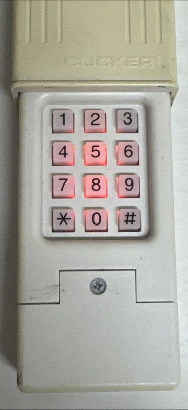 Chamberlain KLIK2U-P2 Universal Wireless Garage Door Opener Keypad Keyless Entry