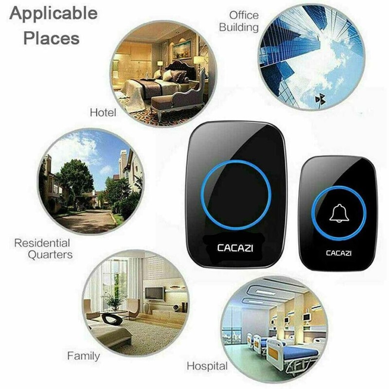 smart Wireless Doorbell Intercoms System Push Button Recharge Doorbell Receivers gallery