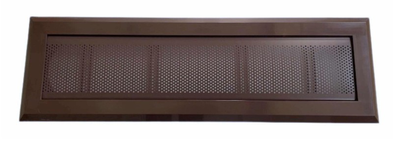 24 inch Soffit Vent, with Brown Screen, ASA Base Resin with UV Protection, Brown