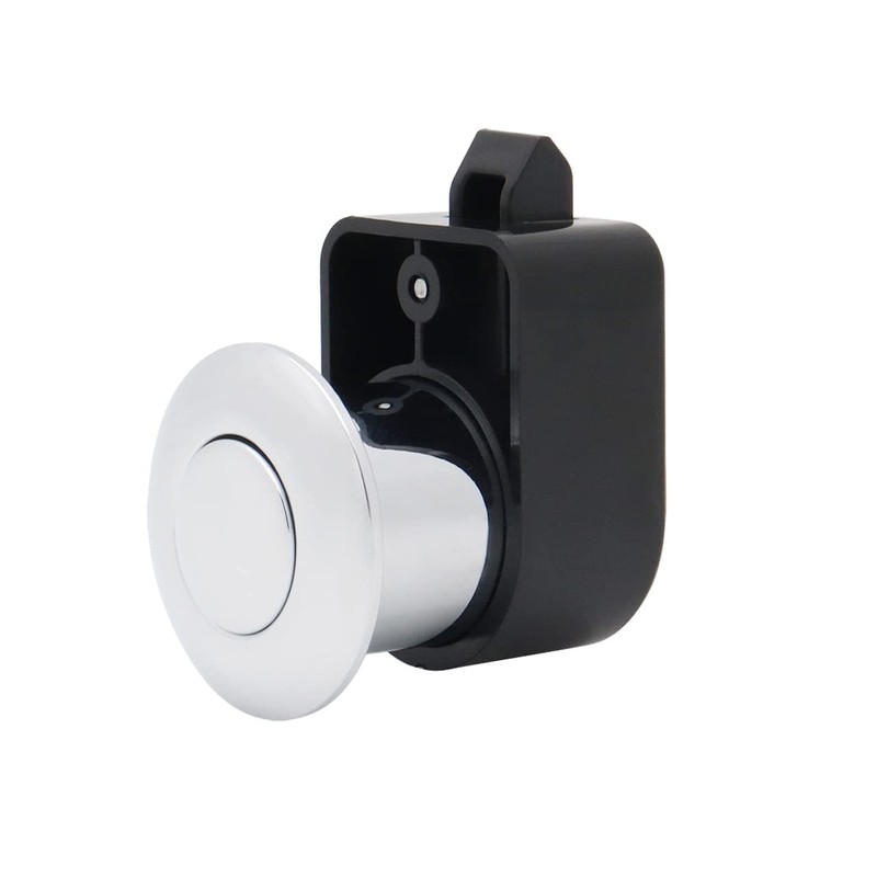 2 PCS Upgraded Metal Push Button RV Compartment Latch Catches Knob Chrome Boat gallery