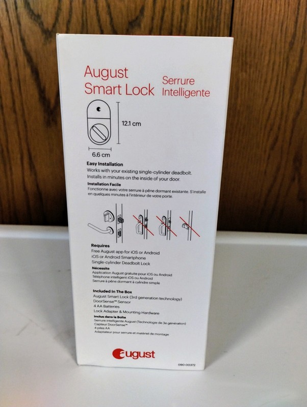 August Smart Deadbolt Lock - 3rd Generation - Silver - Keyless Entry /s gallery