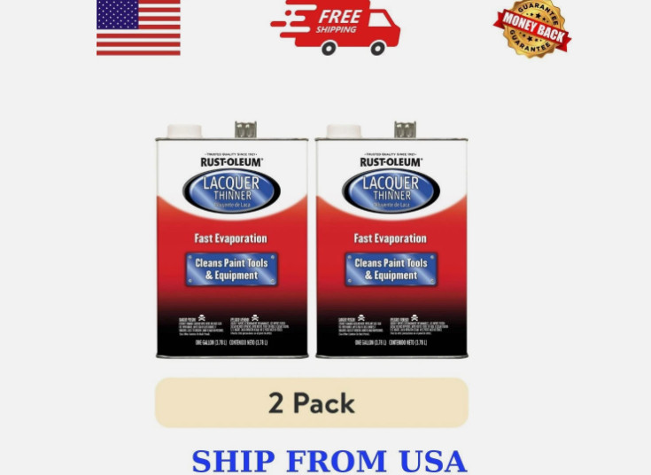 Rust-Oleum Automotive 1 gal. Low VOC Professional Lacquer Thinner (2-Pack) New