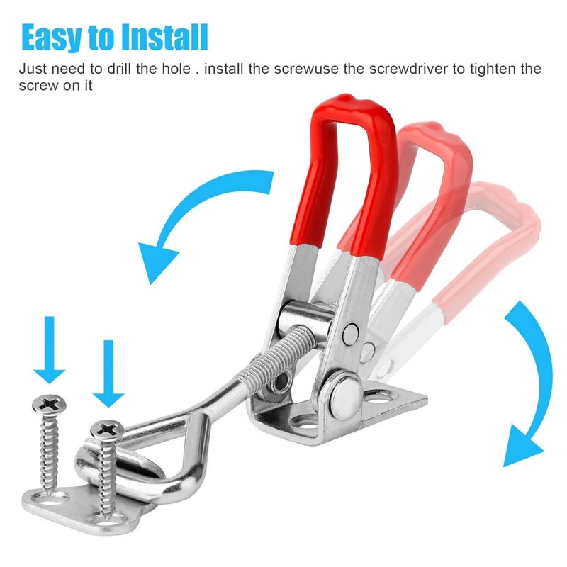 4Pack Toggle Latch Clamp Adjustable Latch Smoker Clamps Heavy Duty Latches gallery