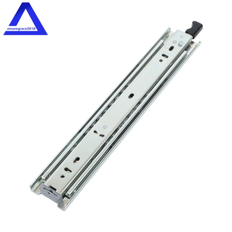 1 Pair With Lock Heavy Duty Drawer Slides 12 Inch 150 Lbs Extension Rails Rail gallery