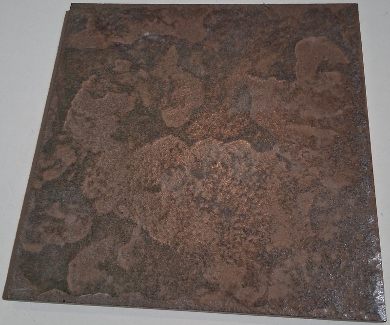1pc Red Slate Stone Look Rusty Ceramic Tile 6″ x 5 7/8″ Tecno Gres